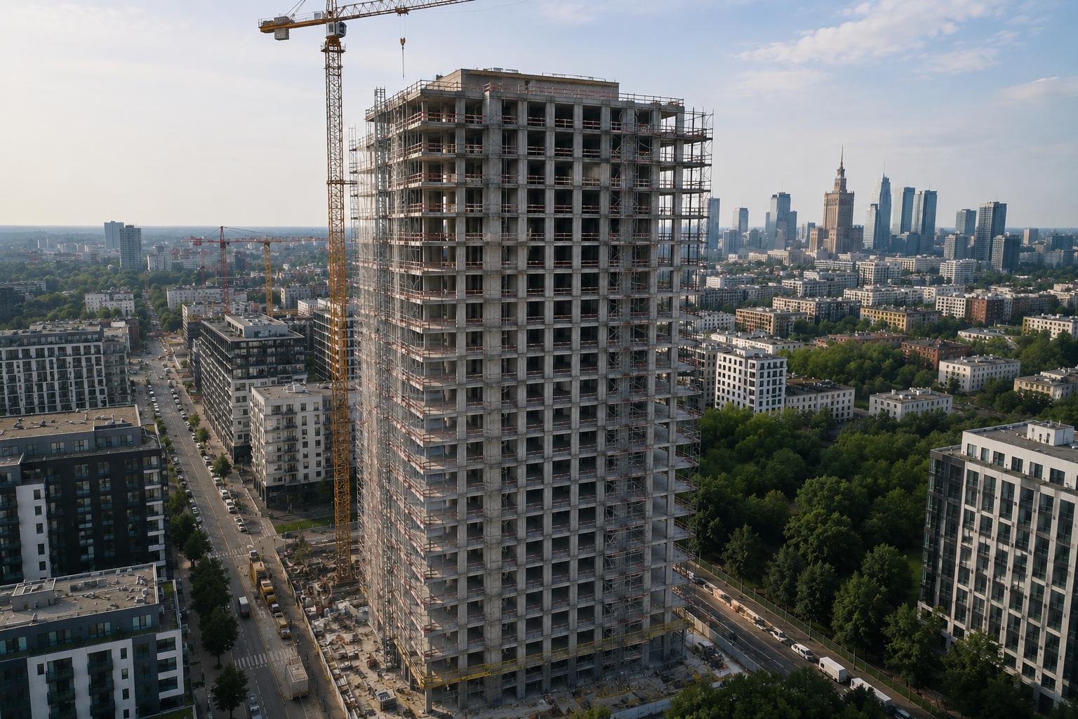 Hoogbouw appartementencomplex — REHAU kozijnen