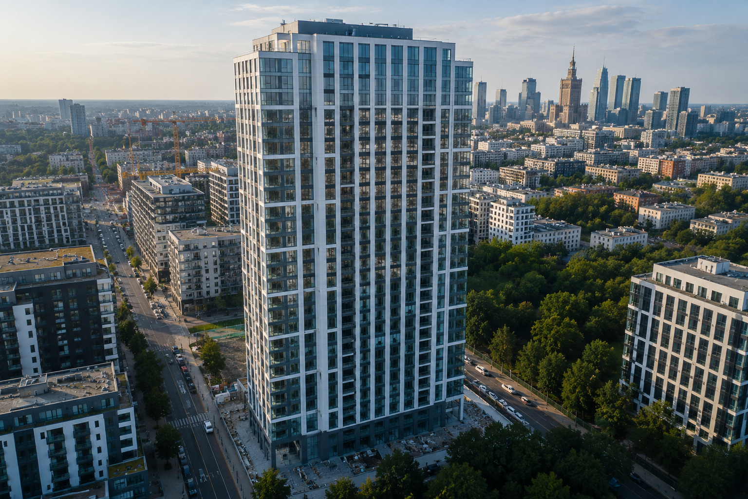 Hoogbouw gereed — na montage REHAU kozijnen